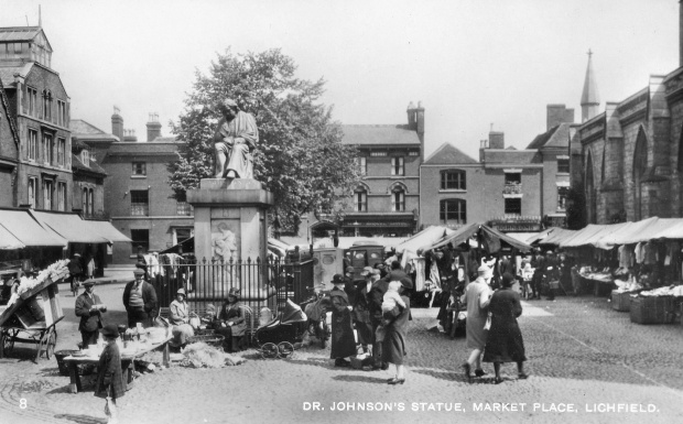 Postcards - Lichfield Market Square